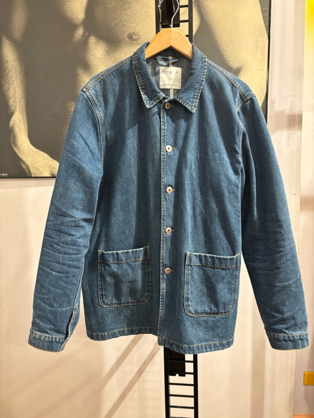 ISTO Made in Portugal Denim Chore Coat size XL